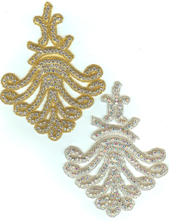 1200 Iron on Rhinestone Applique
